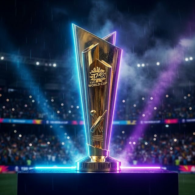 T20 World Cup Trophy Art