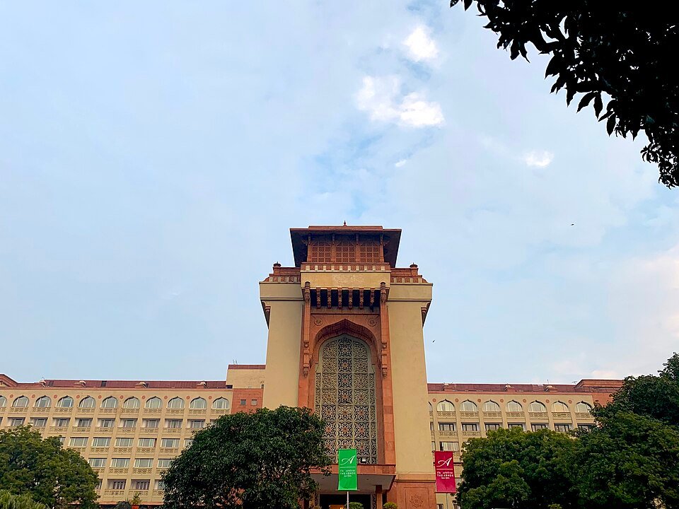 Indian heritage hotel and tourists