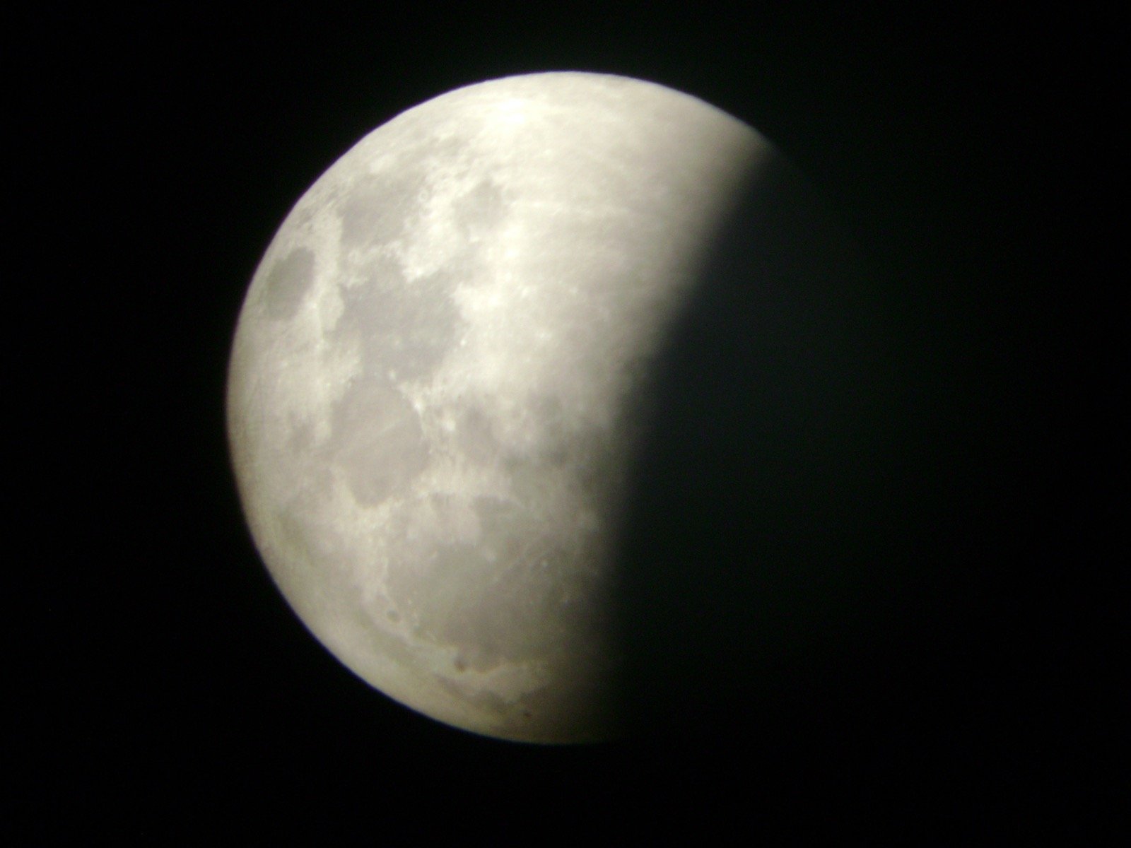 The Moon partially darkened during the deep partial lunar eclipse of August 28, 2026, with most but not all of its disc inside Earth's umbral shadow