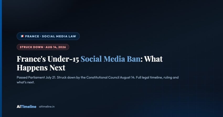 France's Under-15 Social Media Ban: Struck Down, What Happens Next