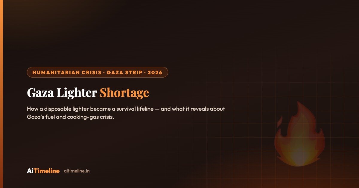 Gaza Lighter Shortage: How a Simple Tool Became a Survival Lifeline