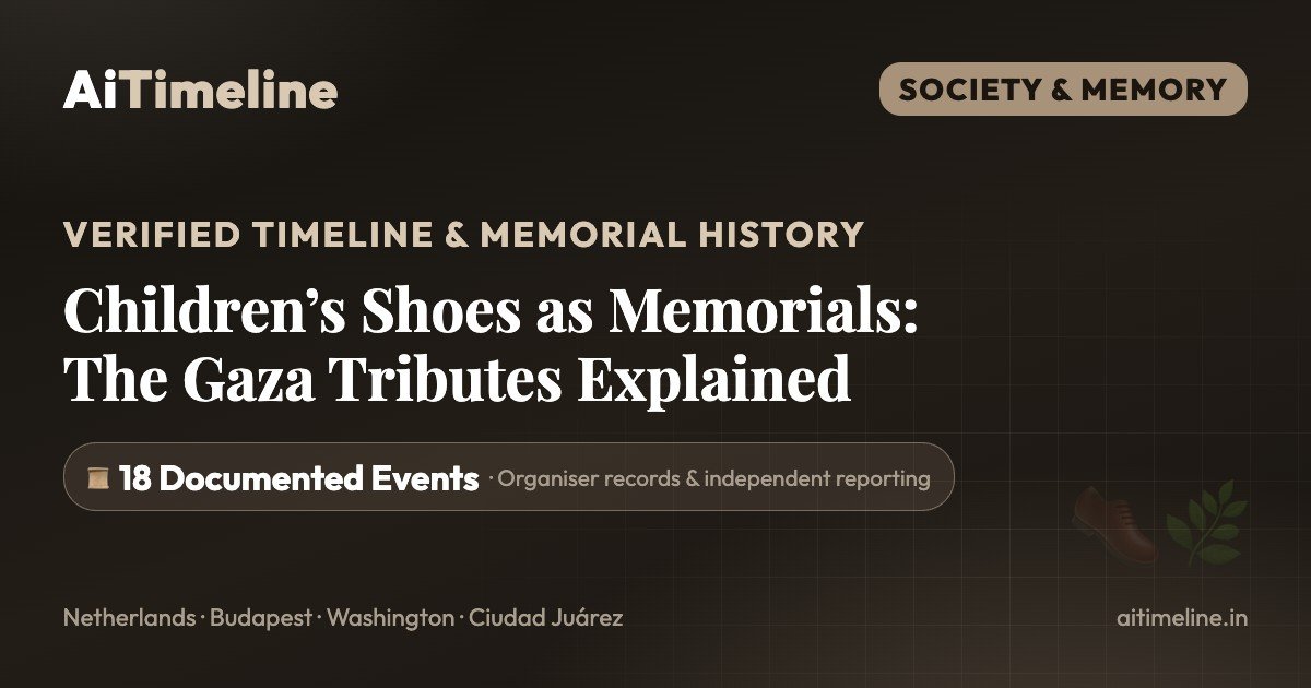 Children’s Shoes as Memorials: The Gaza Tributes, Explained