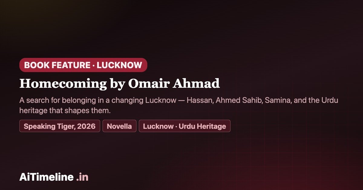 Homecoming by Omair Ahmad: A Search for Belonging in Lucknow