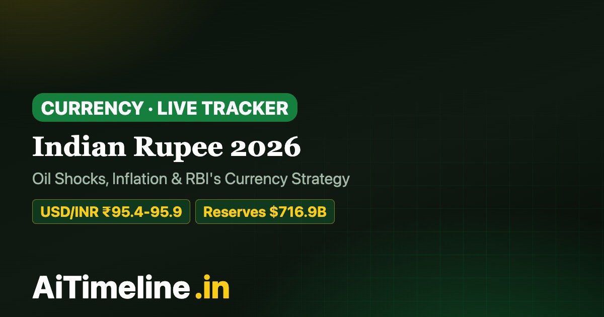 Indian Rupee Timeline 2026: Oil Shocks, Inflation & RBI’s Currency Strategy