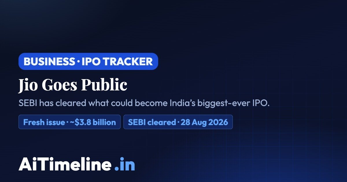 Jio IPO Timeline 2026: From Telecom Disruptor to India’s Biggest-Ever IPO Candidate