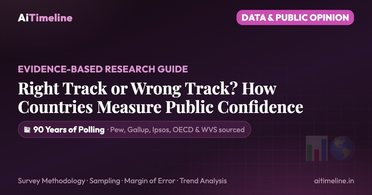 Right Track or Wrong Track? How Countries Measure Public Confidence