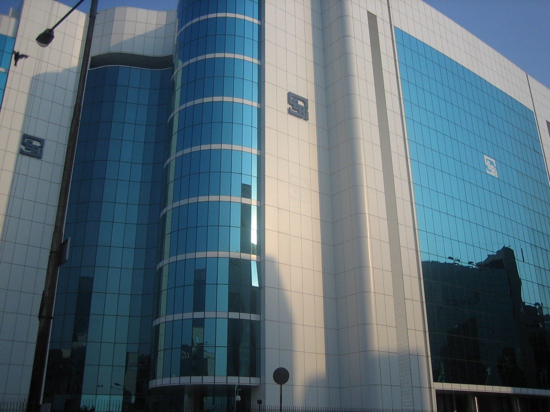 SEBI Bhavan headquarters building in Mumbai, India's securities market regulator