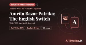 Amrita Bazar Patrika: The English Switch History