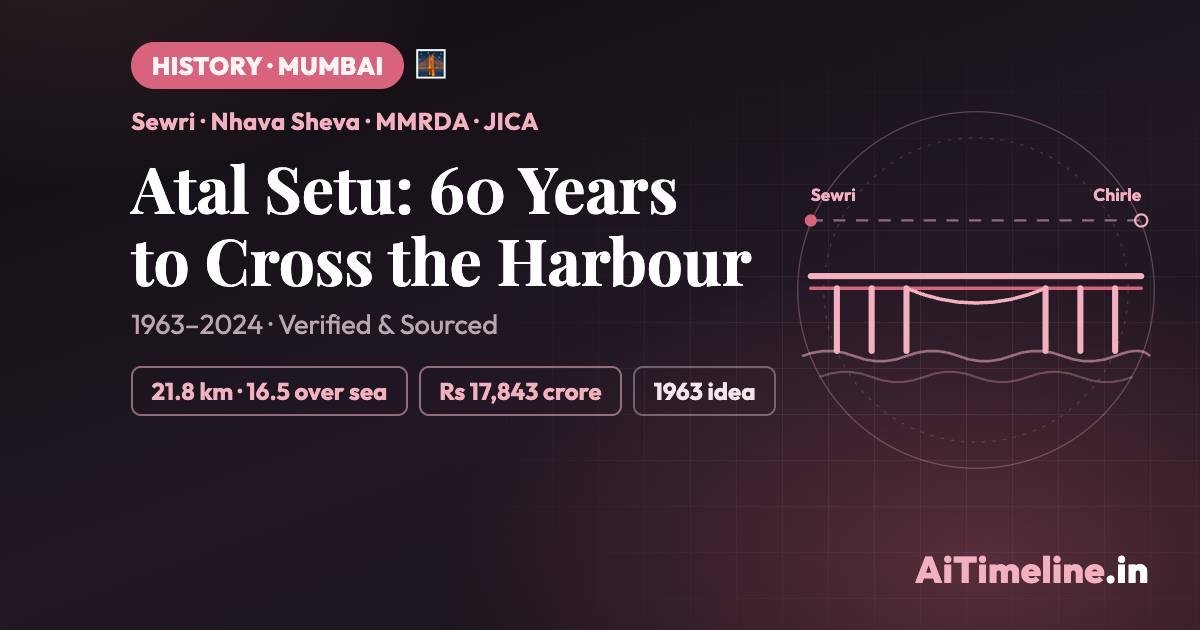 Atal Setu History: How India Built Its Longest Sea Bridge