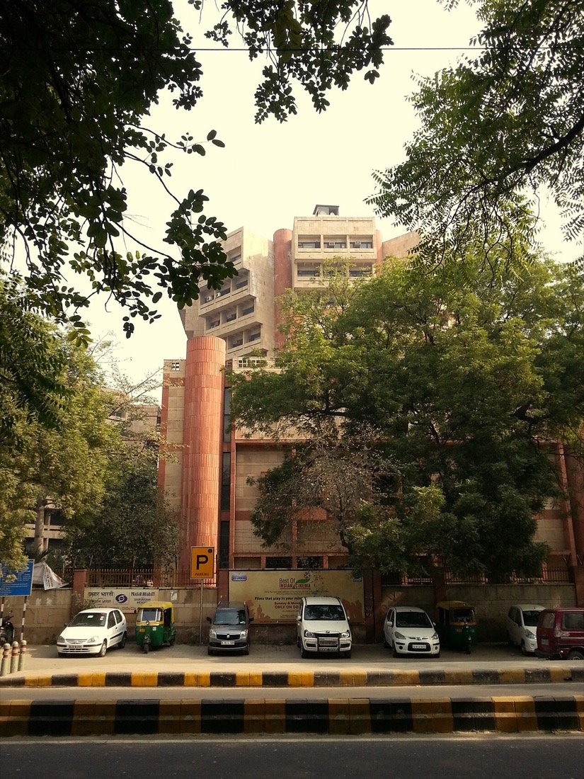 Doordarshan Bhawan on Copernicus Marg, New Delhi, headquarters of Doordarshan