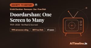 Doordarshan History: From Monopoly to Modern Broadcasting