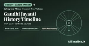 Gandhi Jayanti History Timeline: Why India Celebrates October 2