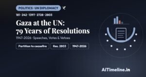 Gaza Diplomatic Speeches: A Timeline of UN Resolutions