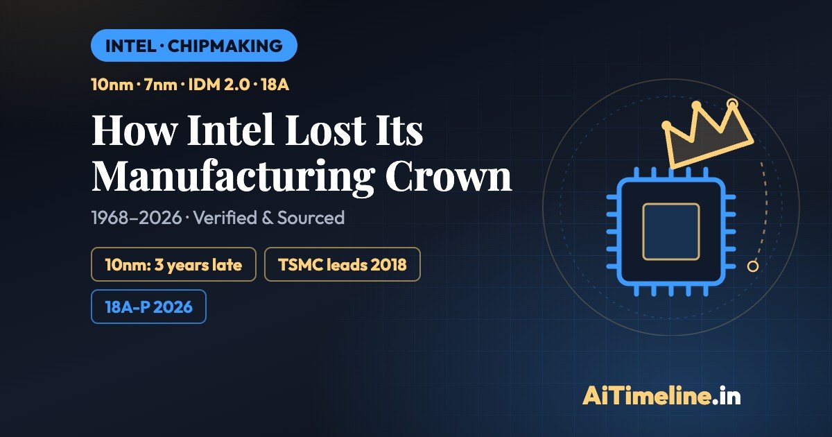 Intel’s Decline: How It Lost Its Chip Manufacturing Crown