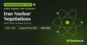 Iran Nuclear Negotiations Timeline: Every Deal & Breakdown