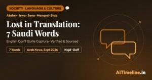 Lost in Translation: 7 Saudi Words English Can’t Quite Capture