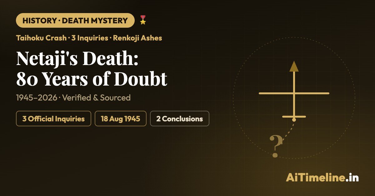 Netaji Jayanti: Subhas Chandra Bose Death Mystery Timeline
