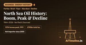North Sea Oil History Timeline: How Offshore Oil Changed Britain