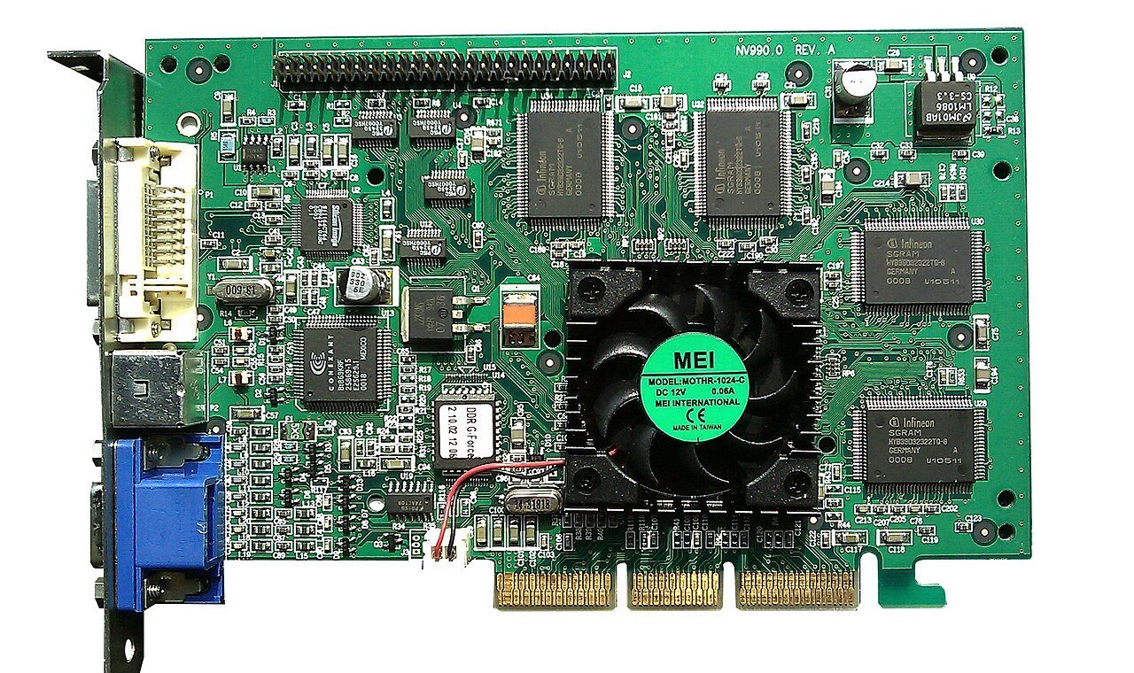A VisionTek GeForce 256 DDR card