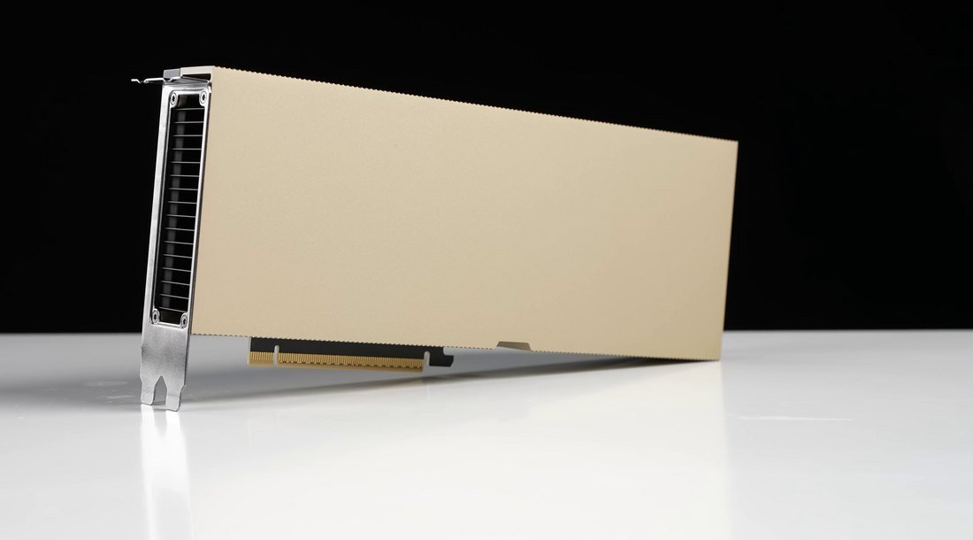 An NVIDIA H100 PCIe card, the Hopper-generation chip that became the most sought-after AI accelerator of 2023