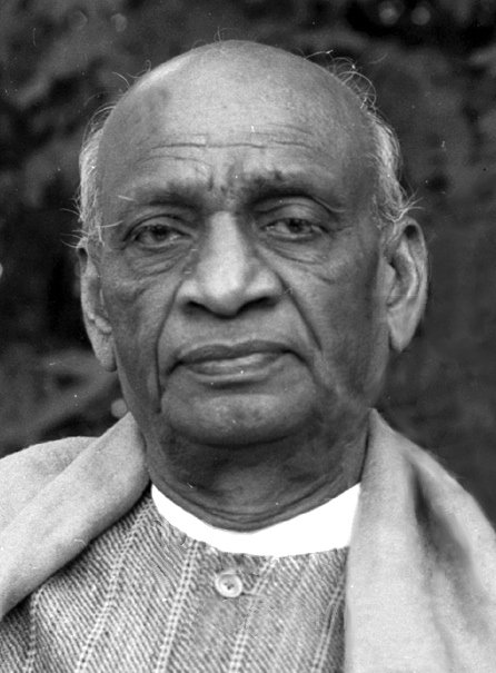 Portrait photograph of Sardar Vallabhbhai Patel, India's first Deputy Prime Minister and Home Minister