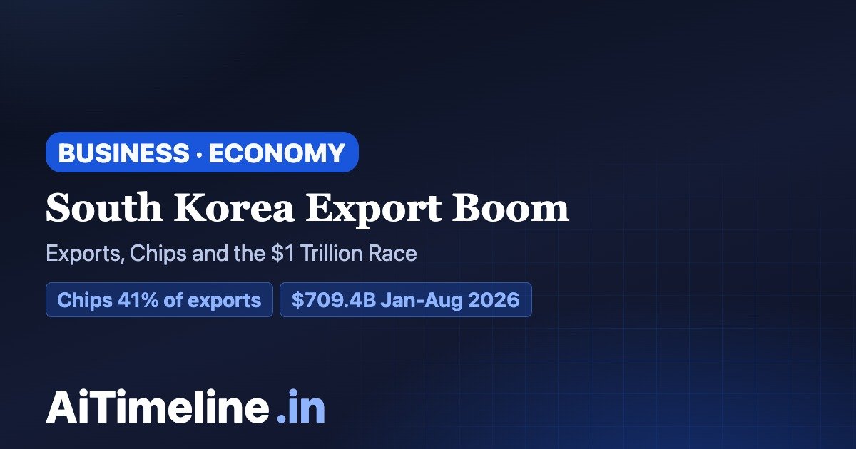 South Korea Economy Timeline 1960-2026: Exports, Chips and the $1 Trillion Race