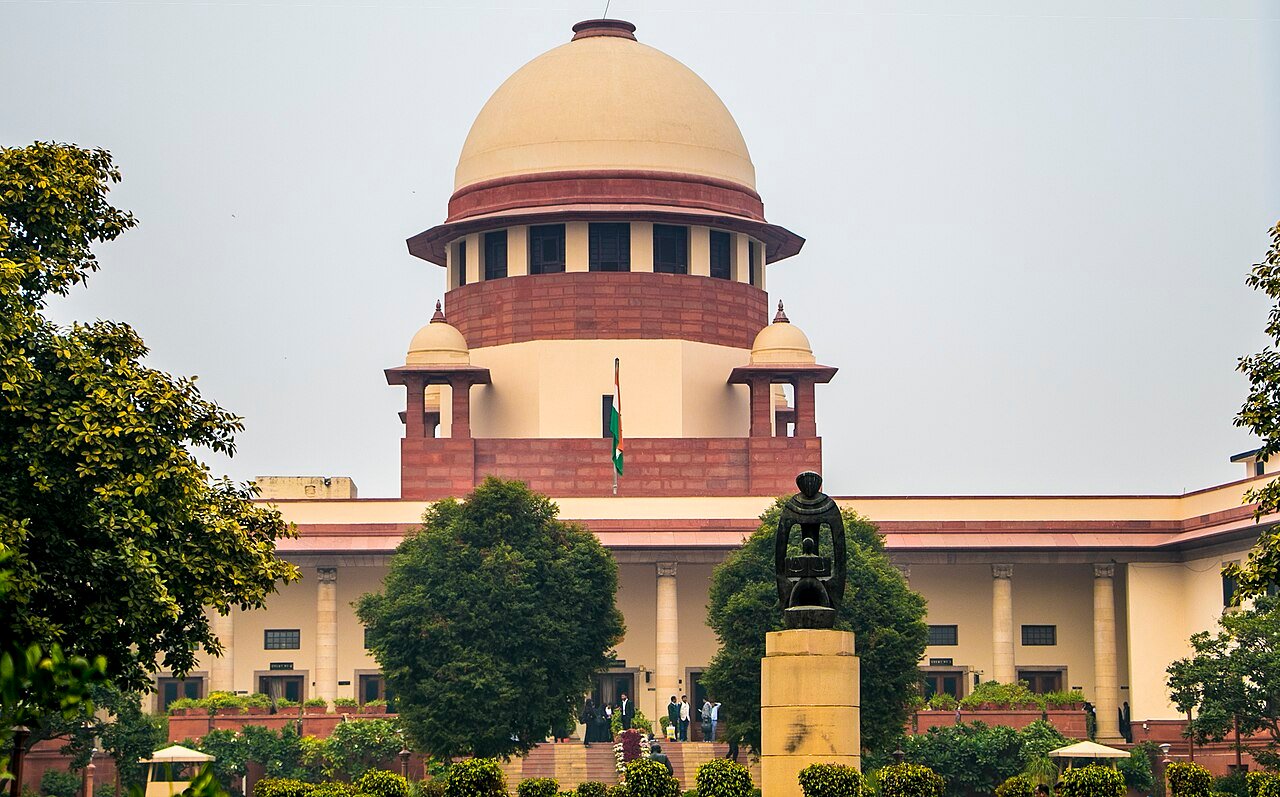 The Supreme Court of India in New Delhi, which ordered a ban on smoking in public places on 2 November 2001