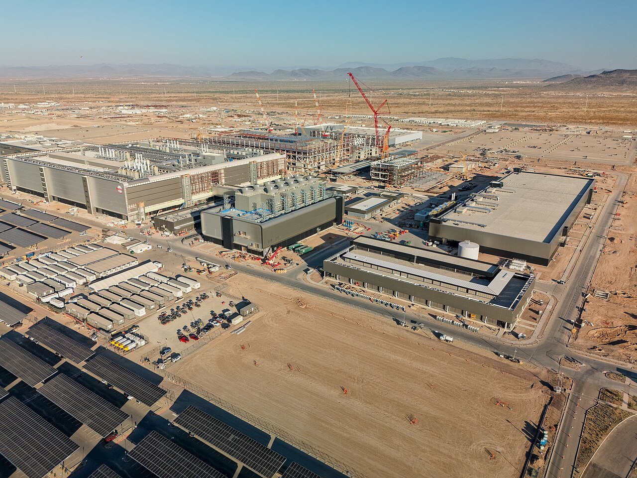 TSMC Arizona’s Fab 21 site in north Phoenix on 5 November 2023, a year before its first fab began 4nm volume production