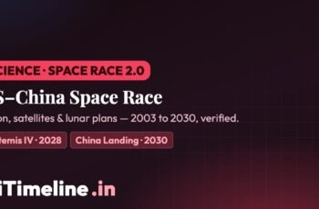 US–China Space Race Timeline (2003–2030): Moon, Satellites & Lunar Plans