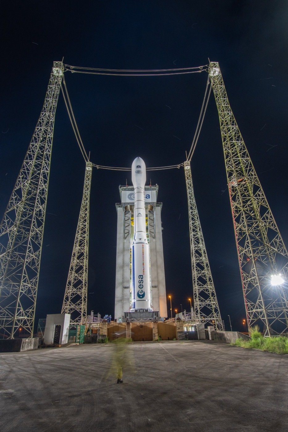 Vega-C rocket ready for launch at Europe's Spaceport in French Guiana