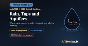 World Water Day: India’s Water Crisis & Solutions Timeline