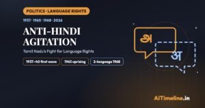 Anti-Hindi Agitation in Tamil Nadu: A Timeline of Language, Identity and Resistance
