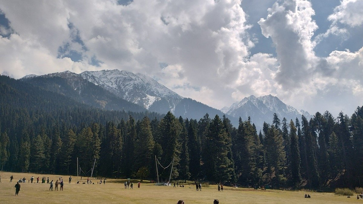 The Baisaran meadow near Pahalgam