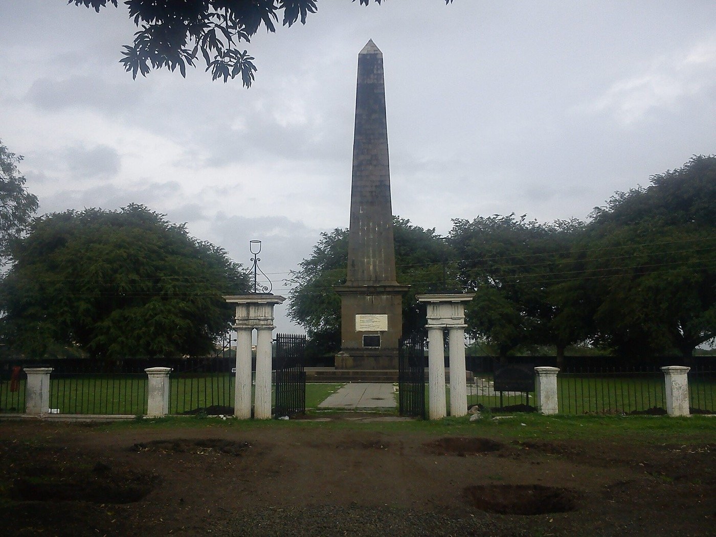 Vijay Stambh memorial at Bhima Koregaon, Maharashtra.