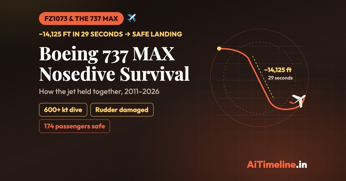 Boeing 737 MAX Nosedive Survival: A Timeline of Resilience