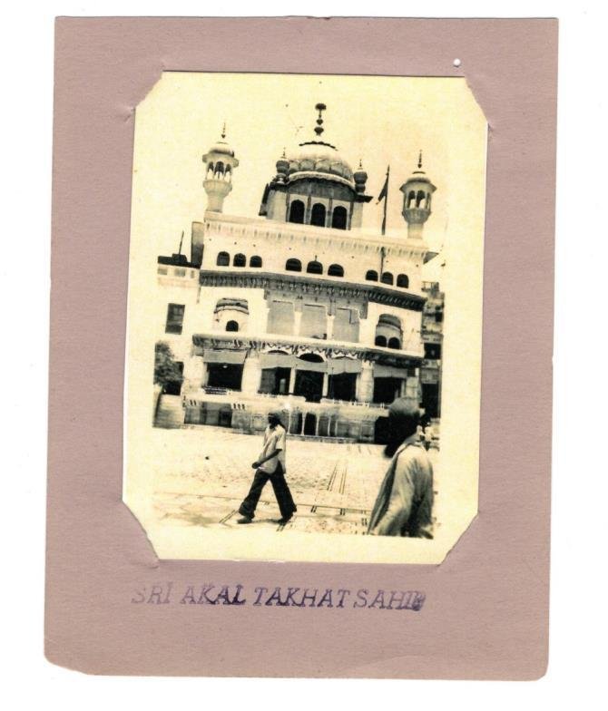 Early twentieth-century photograph of the Akal Takht in Amritsar