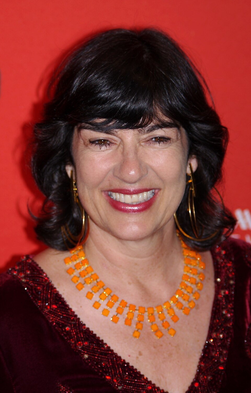 Portrait of journalist Christiane Amanpour at the 2011 Time 100 event
