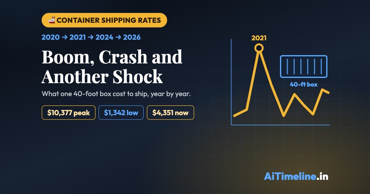 Container Shipping Rates: Spikes & Drops Since 2020