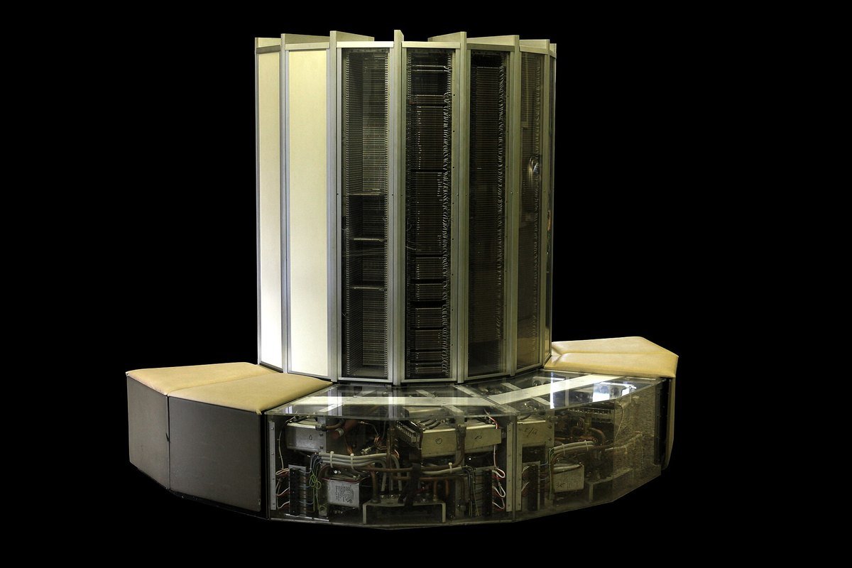 A Cray-1 on display at EPFL in Lausanne