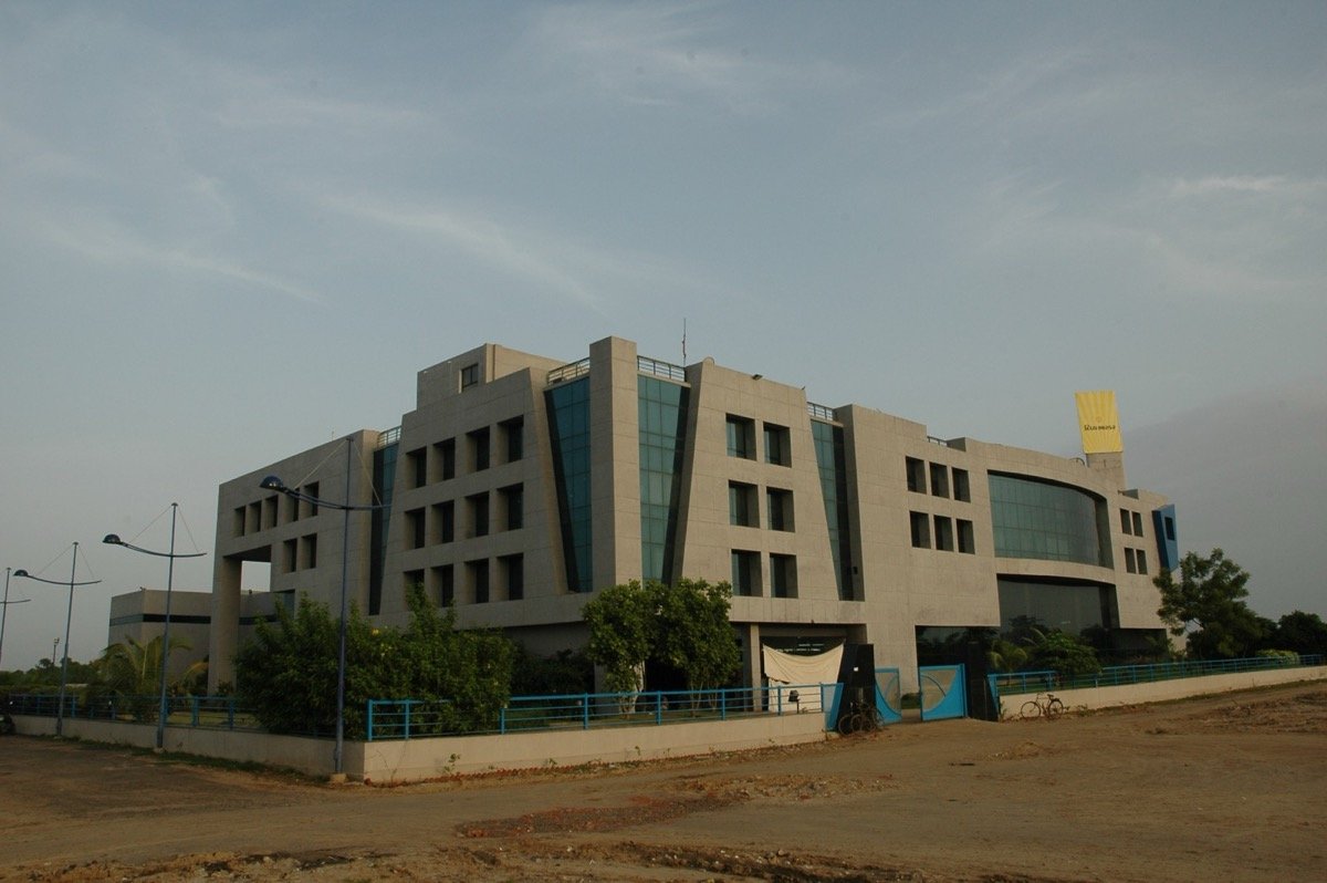 The Divya Bhaskar office on S.G