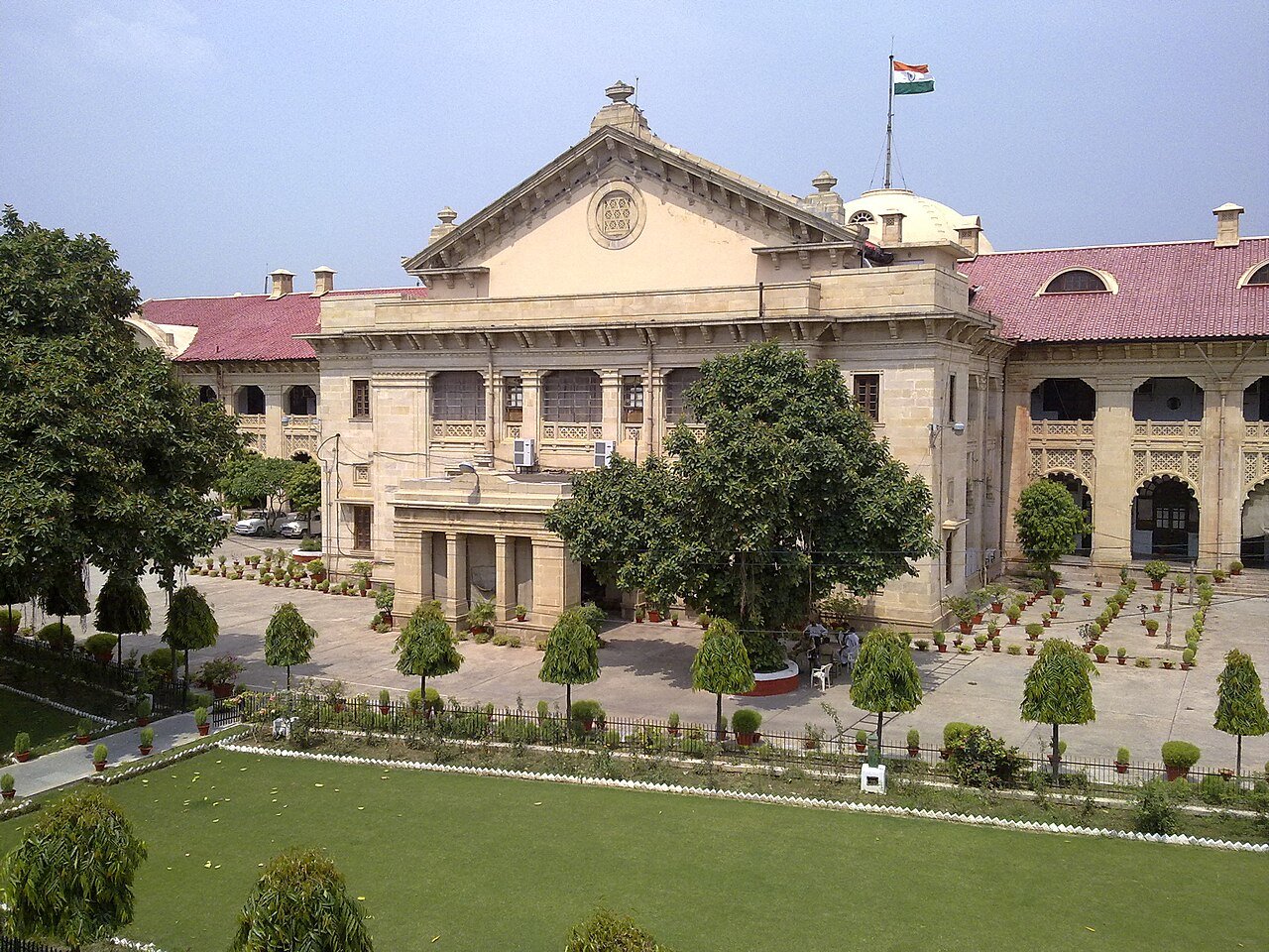 The Allahabad High Court building in Uttar Pradesh