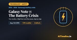 Samsung Galaxy Note 7: The Unfolding Battery Crisis Timeline