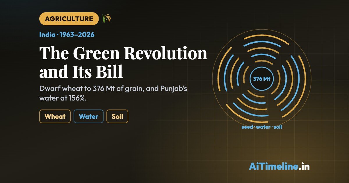India’s Green Revolution: How It Fed a Nation, and What It Cost