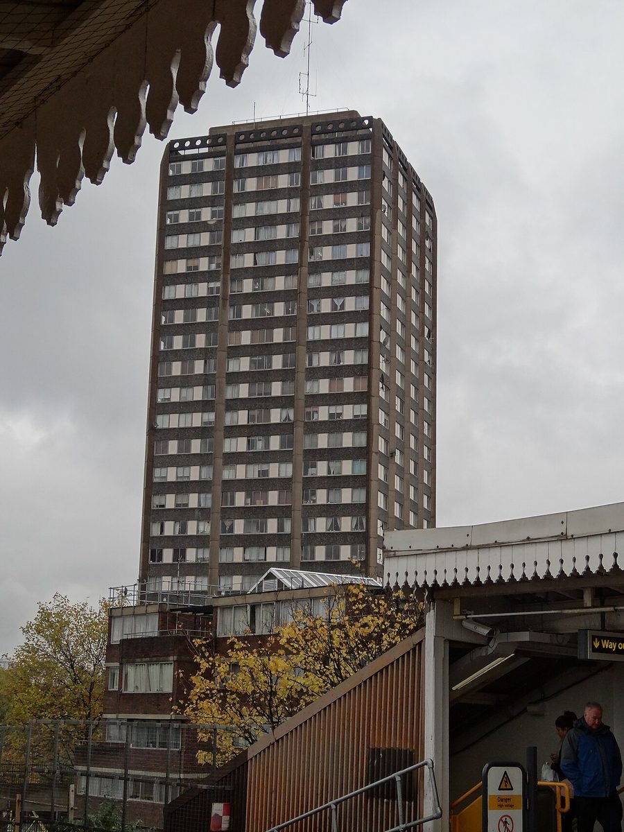 Grenfell Tower in November 2012