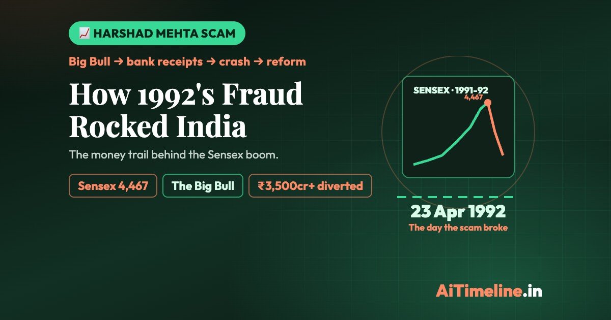 Harshad Mehta Scam: How the 1992 Securities Fraud Rocked India