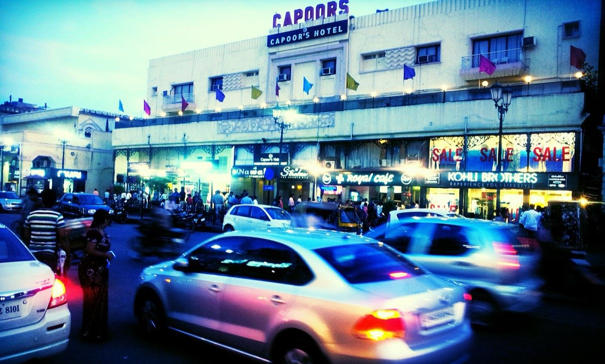 Hazratganj, Lucknow, in July 2013, a few weeks before Navbharat Times relaunched in the city on 4 August 2013