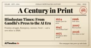 Hindustan Times: A Century of Indian Journalism (1924-Present)