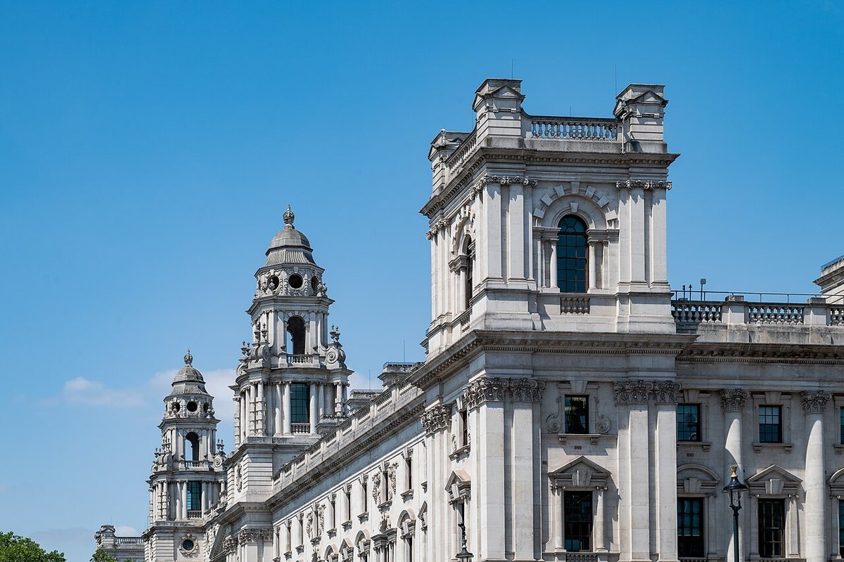 HM Treasury’s building on Whitehall, London