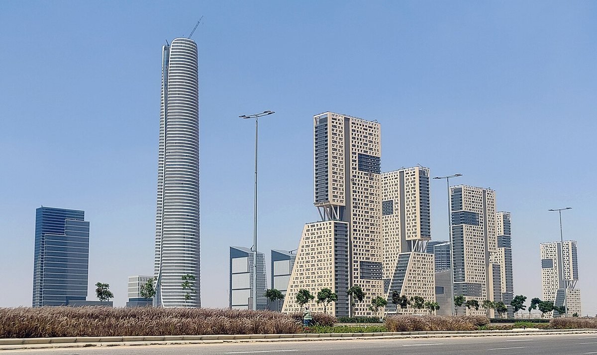 The Iconic Tower and Central Business District towers, June 2023