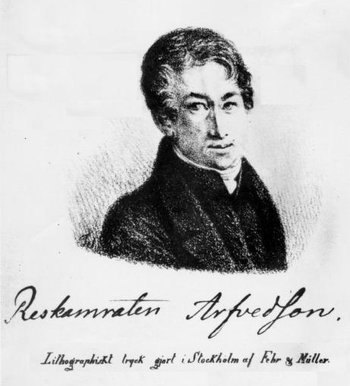 Johan August Arfwedson, who identified lithium in 1817